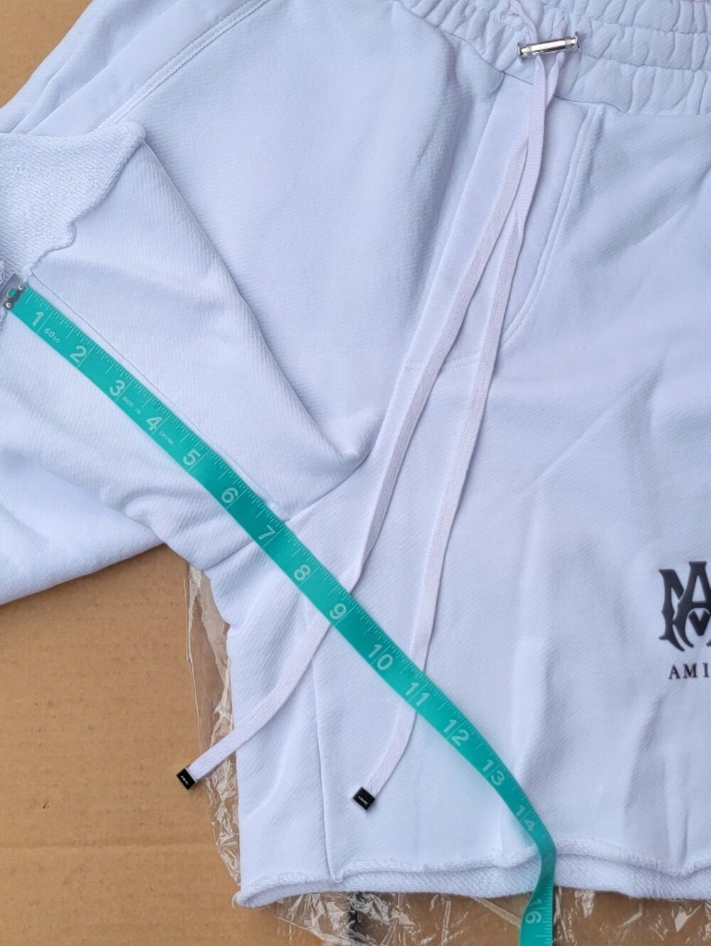 Amiri NWOT M.A. Logo Short XS White - Picture 12 of 13